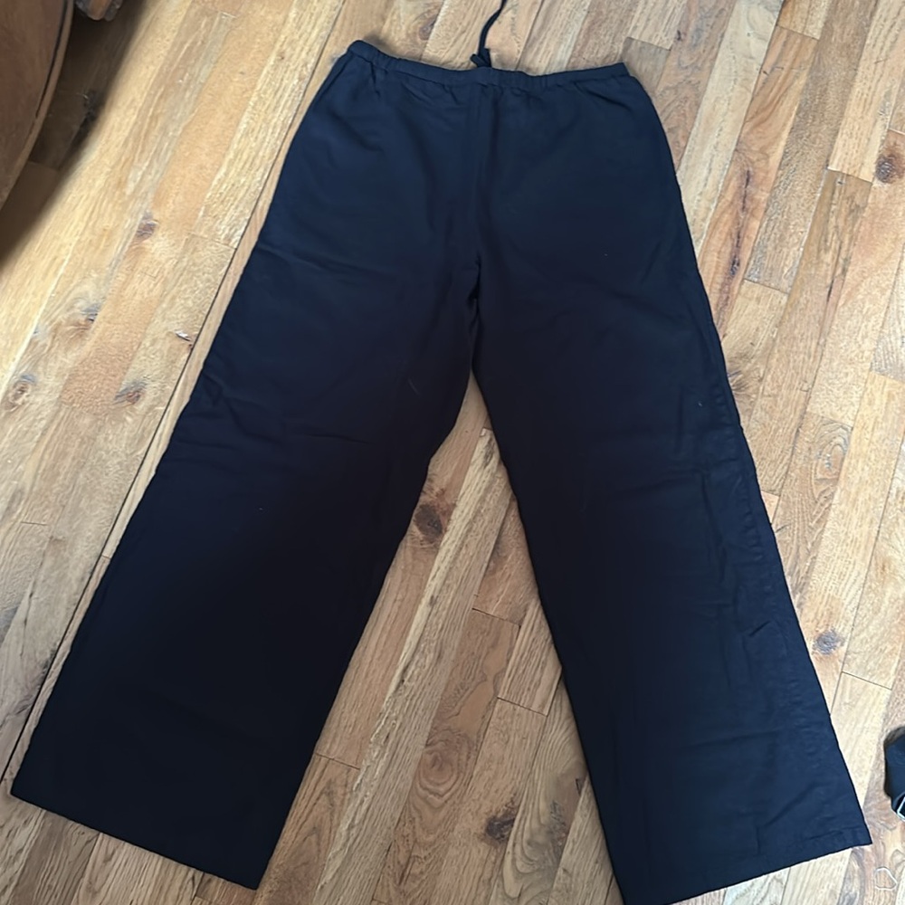 Forever 21 Drawstring Linen Pants Size Small - image 4